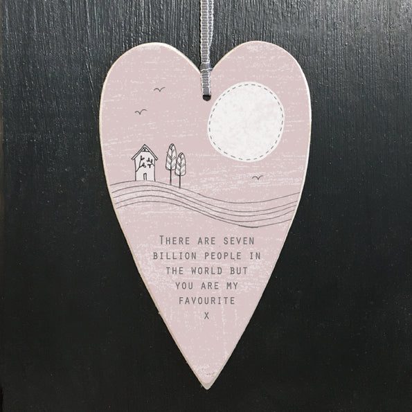 Heart Tag - Seven Million People in the World
