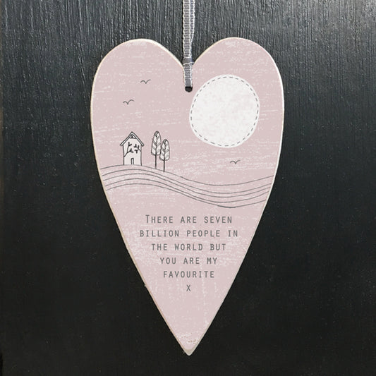 Heart Tag - Seven Million People in the World