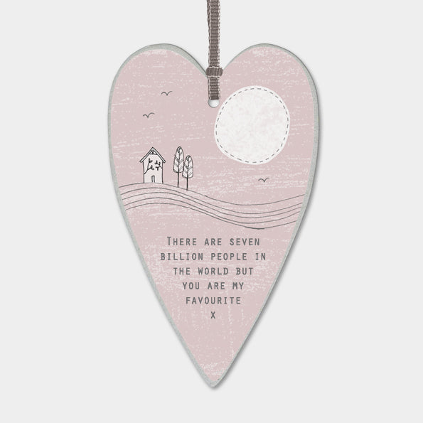 Heart Tag - Seven Million People in the World