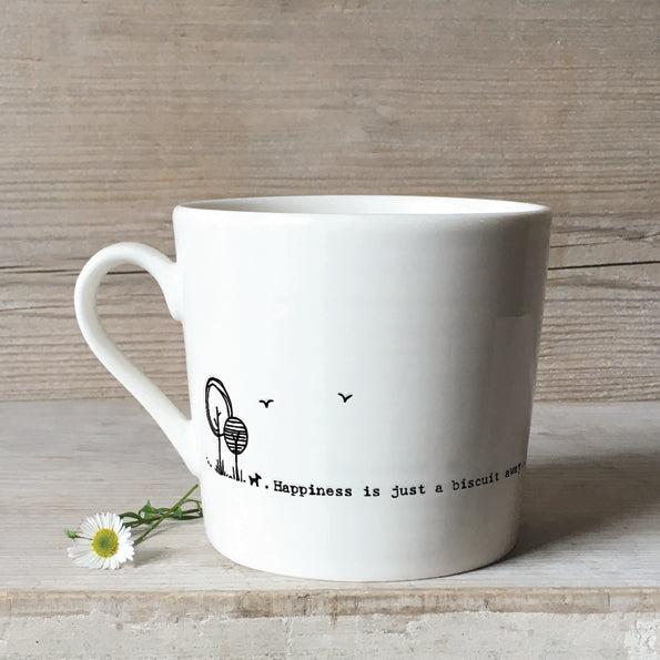 Porcelain Mug - Just a Biscuit Away