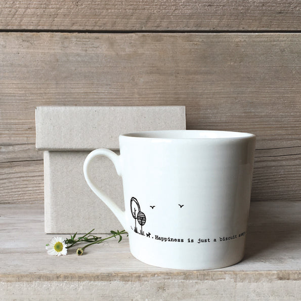 Porcelain Mug - Just a Biscuit Away