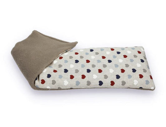 Duo Unscented Wheat Bag - Hearts, Multi