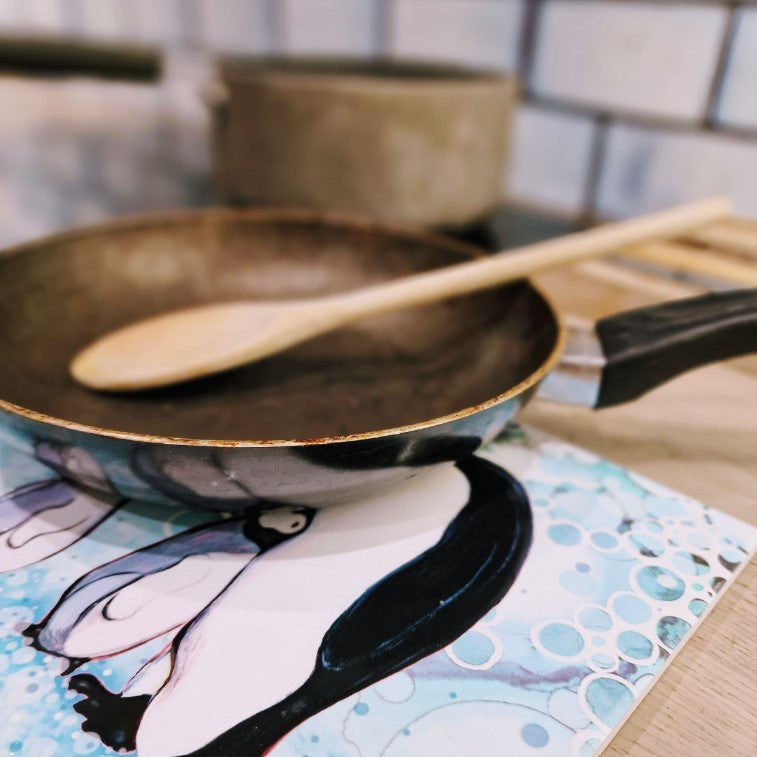 Penguin Ceramic Trivet