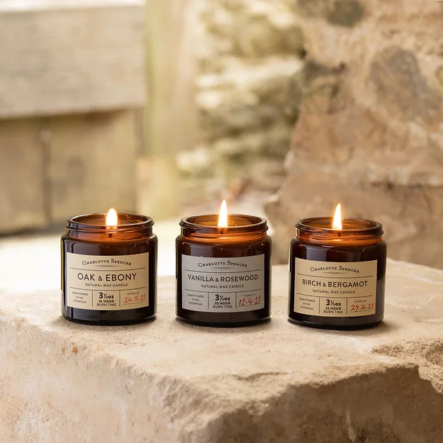 Small Natural Wax Candle