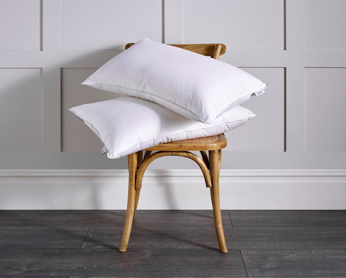 Premium 100% Hungarian Goose Down Pillow with 233TC cotton casing.