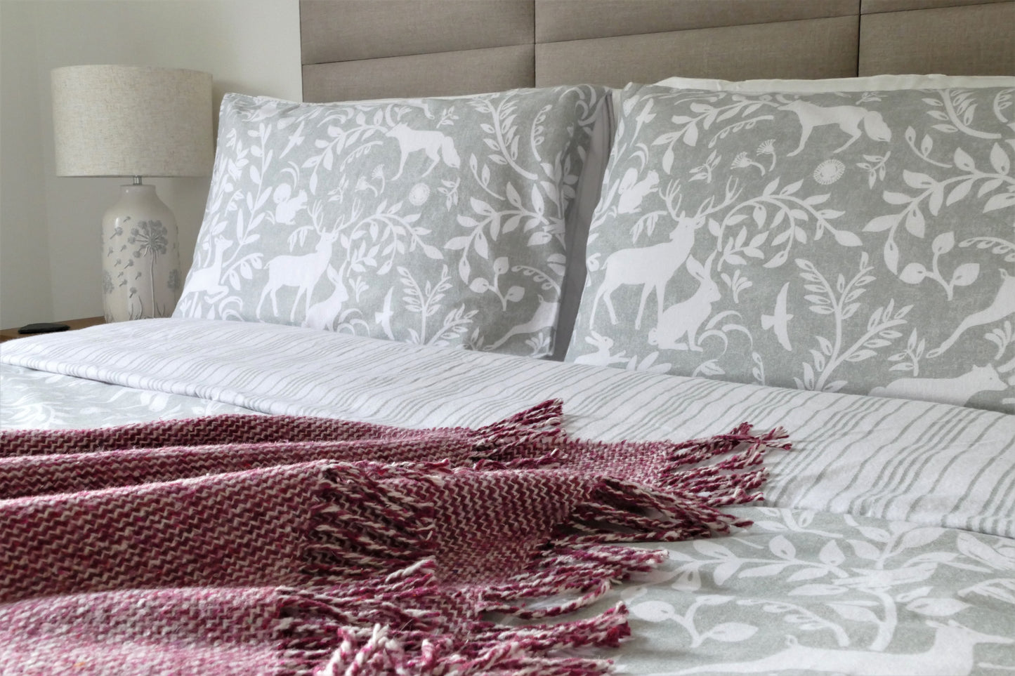 Larchwood Brushed Cotton Duvet Cover Set