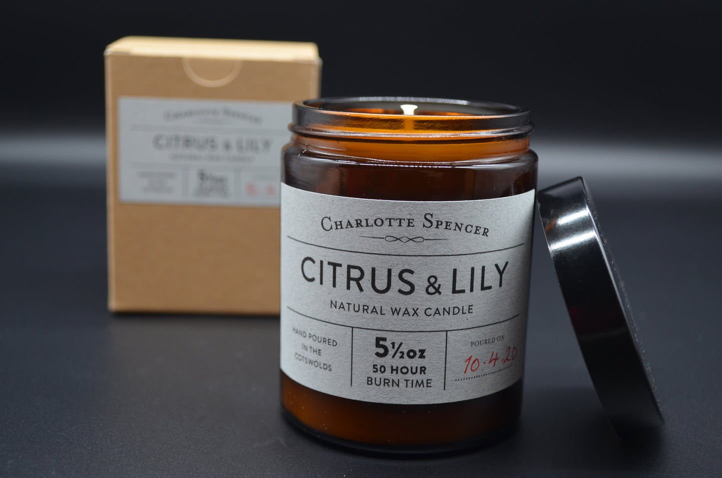 Large Natural Wax Candles