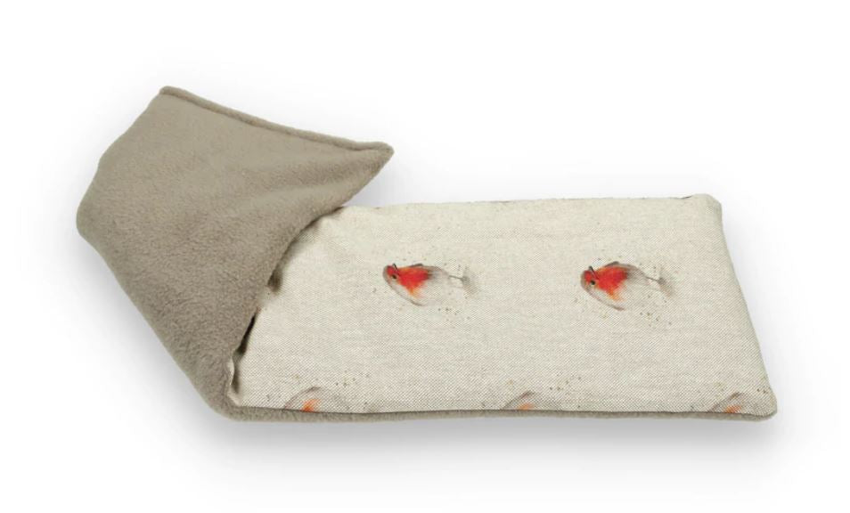 Duo Unscented Wheat Bag - Robin