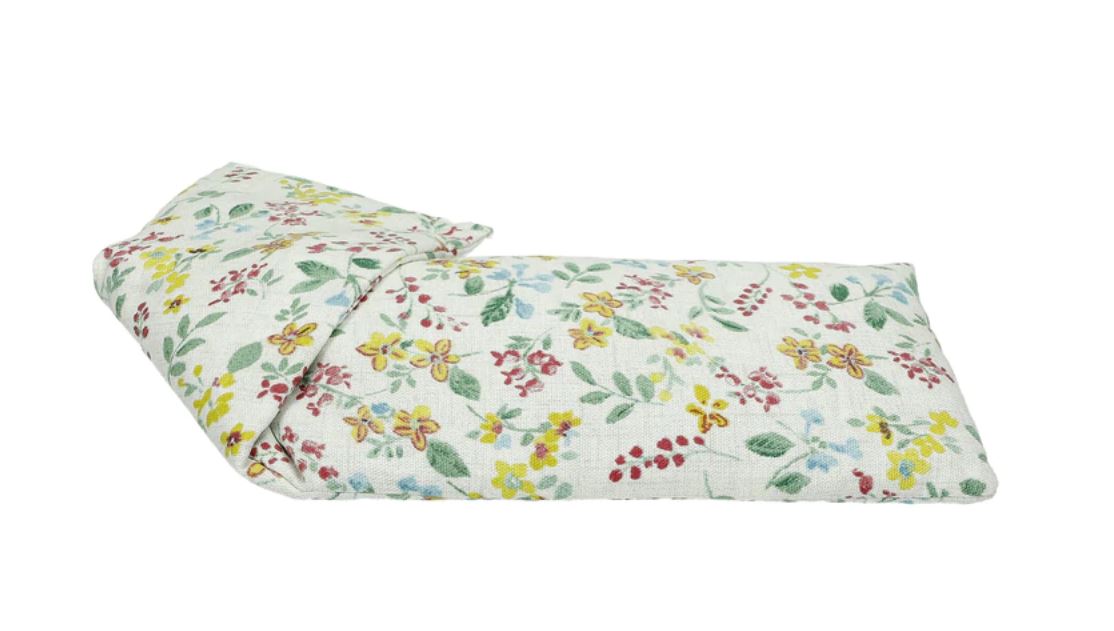 Unscented Cotton Wheat Bag - Wildflowers Yellow