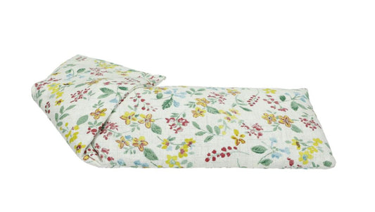 Unscented Cotton Wheat Bag - Wildflowers Yellow