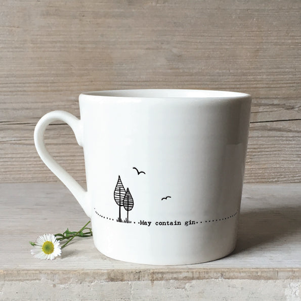 Porcelain Mug - May Contain Gin