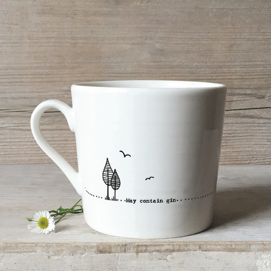 Porcelain Mug - May Contain Gin