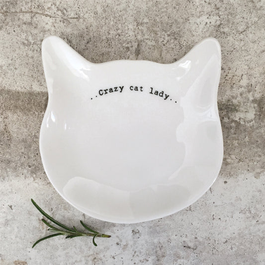 Porcelain Dish - Crazy Cat Lady