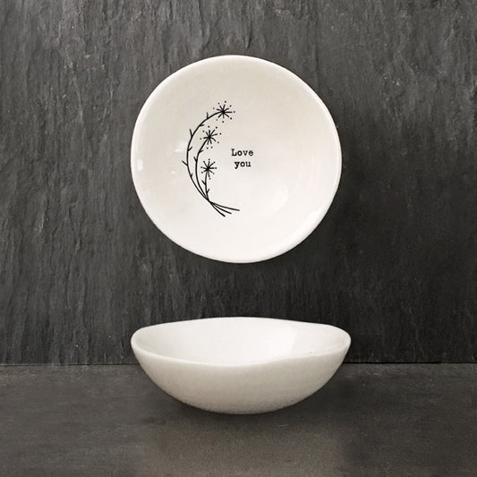Porcelain Ring Dish - Love You