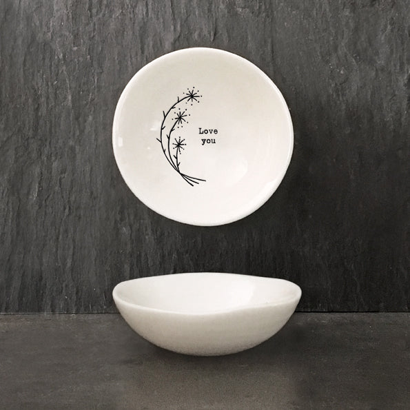 Porcelain Ring Dish - Love You