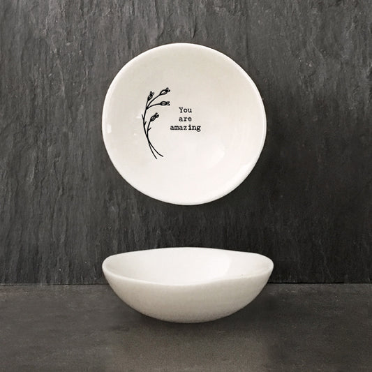 Porcelain Ring Dish - You Are Amazing