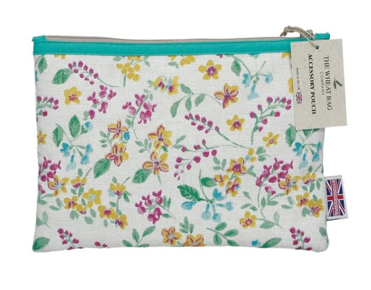 Accessory Pouch - Wildflowers Yellow