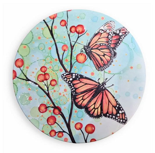 Butterfly Ceramic Trivet