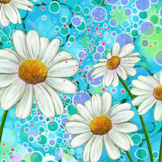 In Bloom Ceramic Coaster - Daisy