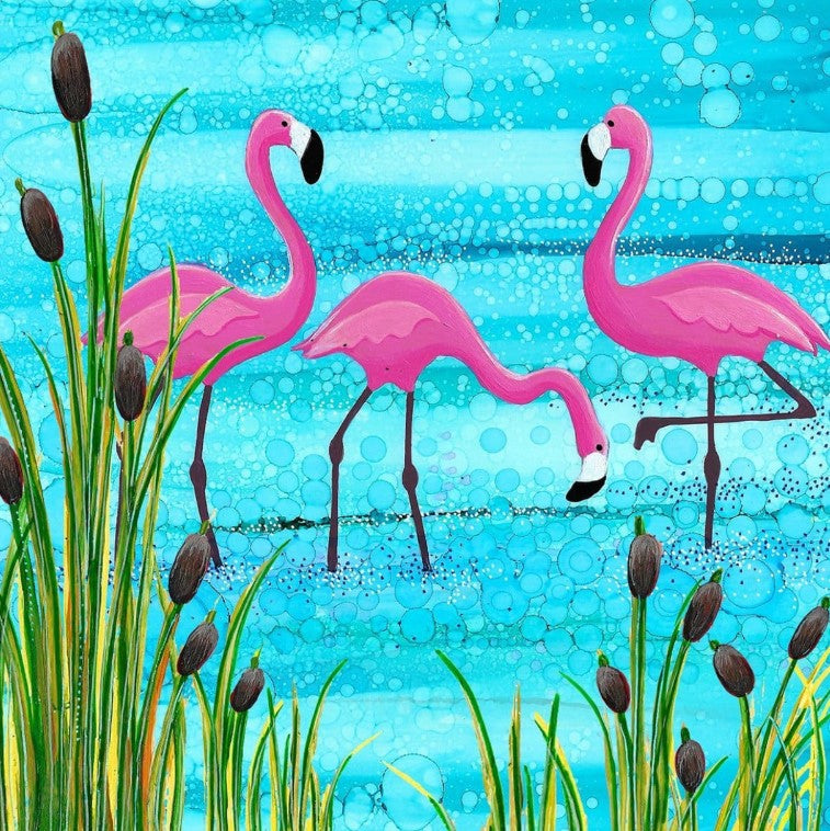 Flamingo Ceramic Coaster