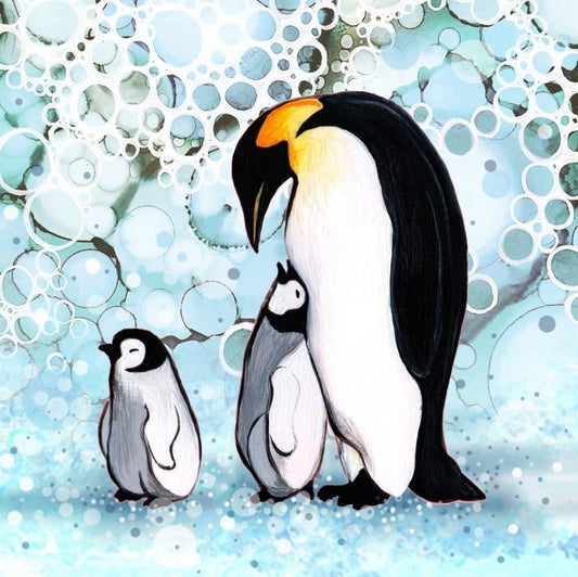 Ice Ceramic Coaster - Penguin