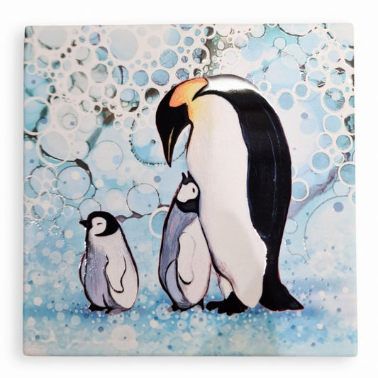 Penguin Ceramic Trivet