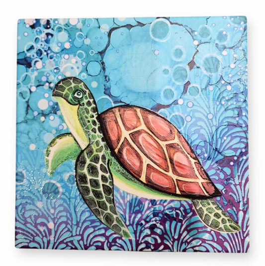 Turtle Ceramic Trivet