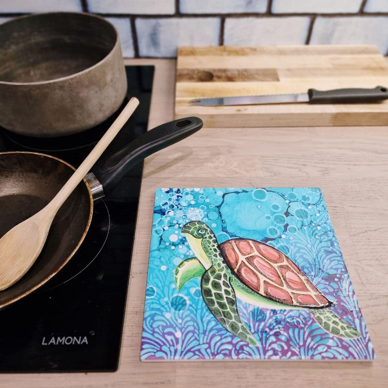 Turtle Ceramic Trivet