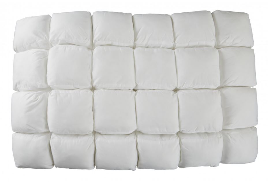 Bamboo pocketed pillow with microfibre filling.