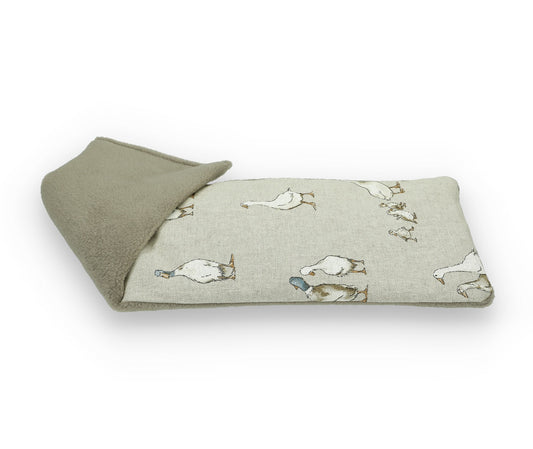 Duo Unscented Wheat Bag - Ducks, Oatmeal