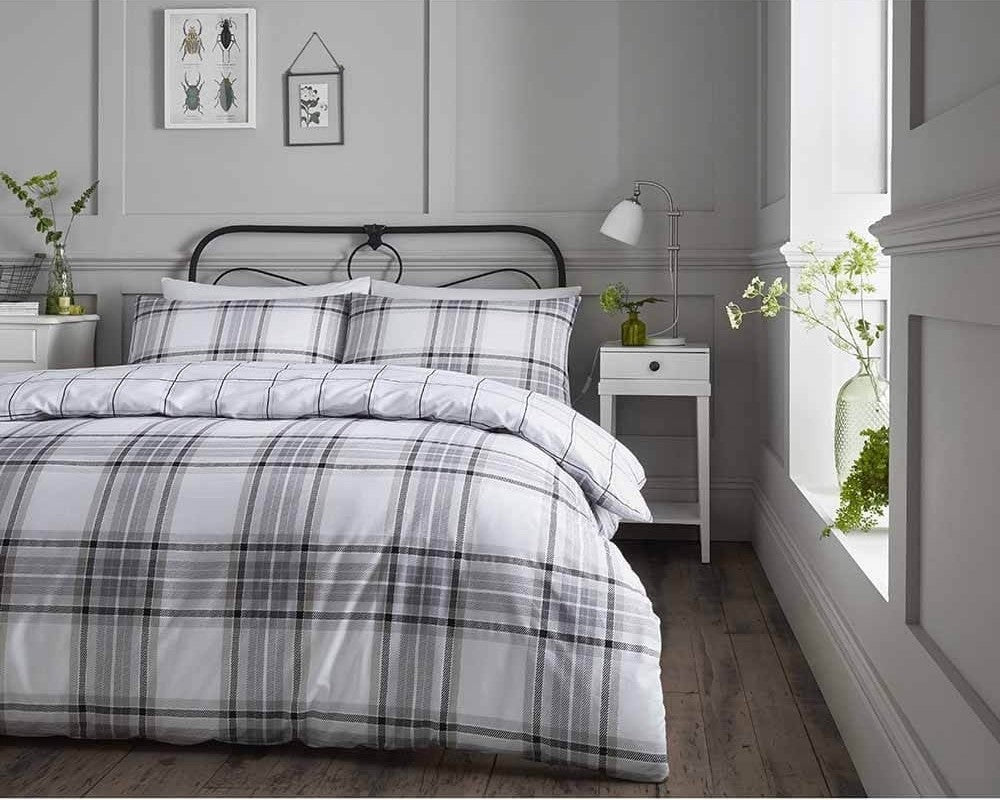 Elgin Check Duvet Cover Set (Available in 3 Colours)