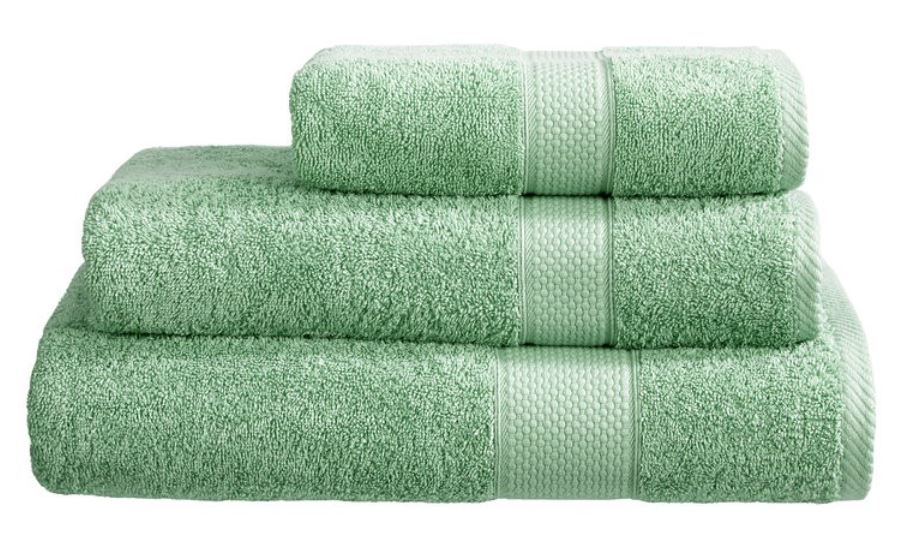 Sea foam green 100% 500gsm Turkish ringspun cotton bath sheet.