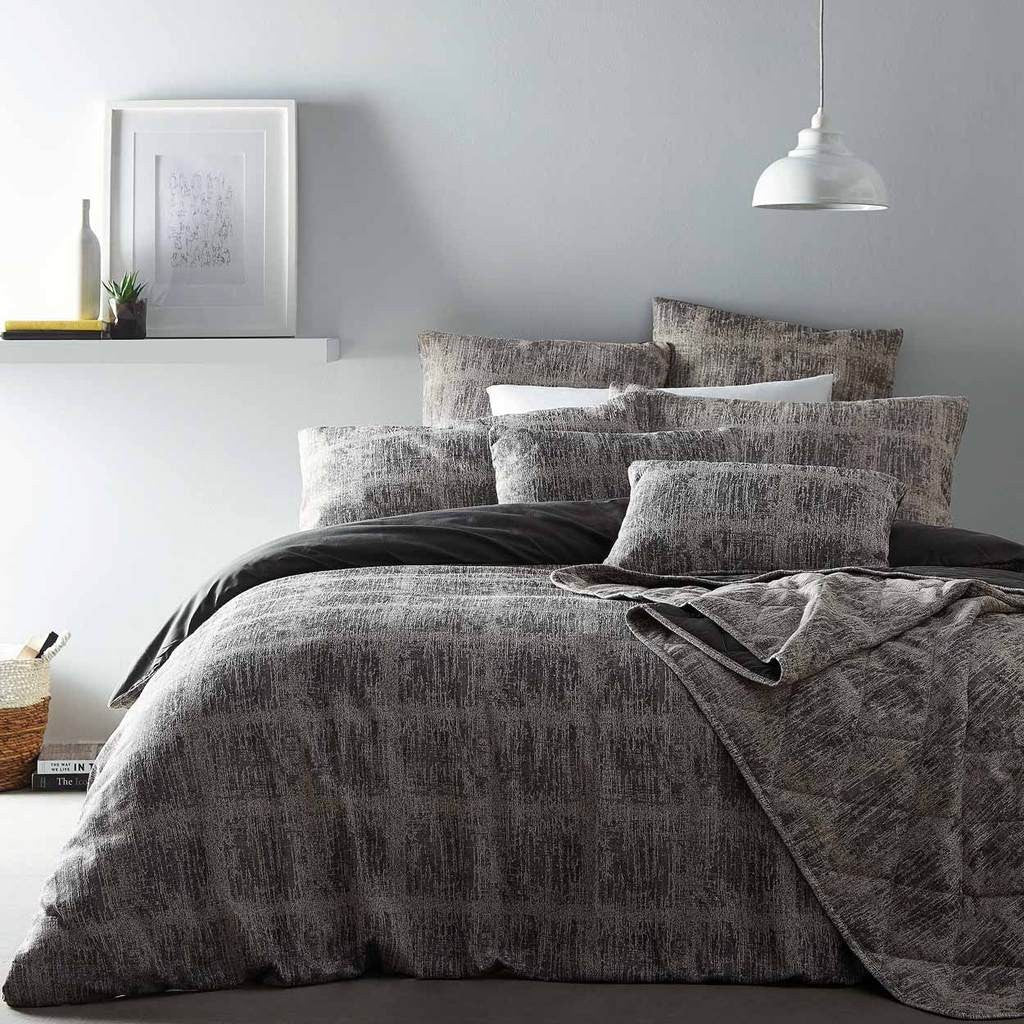 Mineral Textured Cotton Rich Duvet Cover Set