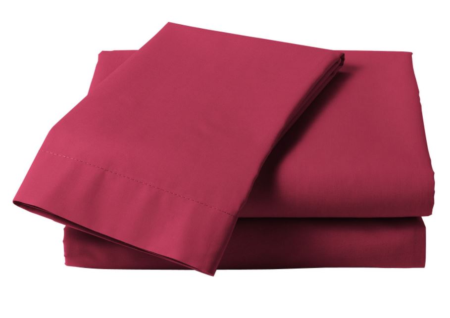 Percale Fitted Sheet (Size & Colour Options Available)