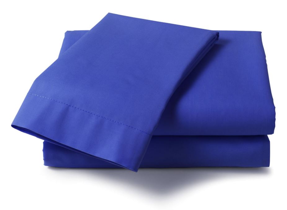 Percale Flat Sheet (Size & Colour Options Available)