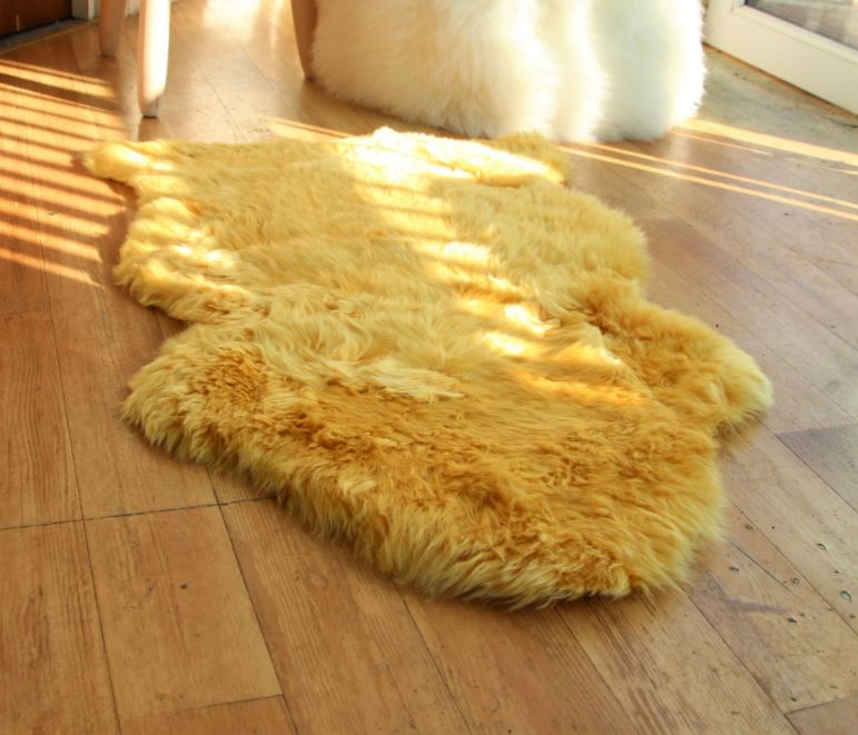 Single Sheepskin Rug 90-100cm (Available in 3 colours)