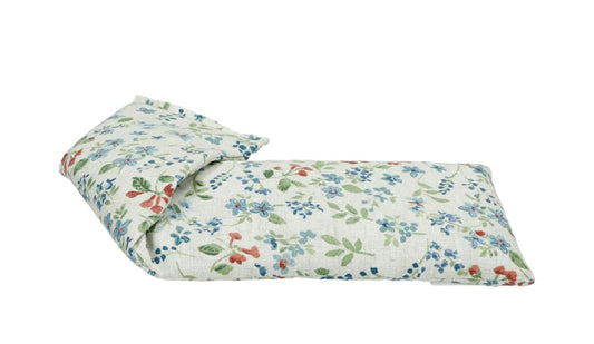 Unscented Cotton Wheat Bag - Wildflowers Blue
