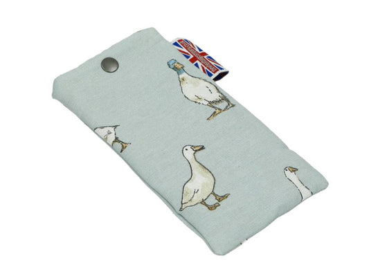 Glasses Case - Ducks Blue